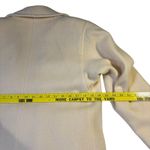 Vintage Unbranded Cream 100% Wool Trench Dress Coat Jacket Womens 2P USA‎ Photo 8