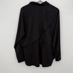 Athleta  Black Snap Button Athletic Jacket Lightweight Size XL Photo 7