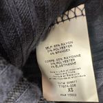 Lush Clothing Lush Ribbed Turtleneck Top Women's X-Small Oversized Navy Blue Pullover Soft Photo 4