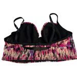 Torrid  Plus Size 3X Multicolored Swim‎ Bikini Top Underwire Pink Black White 3 Photo 7