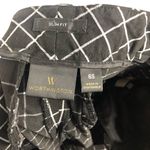 Worthington Black & White Windowpane Plaid Cropped Flat Front Pants 6S Photo 34