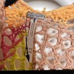 Free People NWOT Chasing Rainbows Long Cardigan Duster Crochet Size XS/S Photo 3