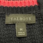 Talbots 100% Cotton Textured Crewneck Long Sleeves Sweater Photo 10