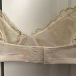 NWOT Crème Su Gold and Cream Mesh Underwired Bra Size XS Photo 3