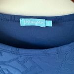 J. McLaughlin  Women's‎ Geometric Embossed Short Sleeve Catalina Cloth Top Sz XS Photo 4