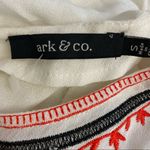 Ark & Co. Ivory Embroidered Dress Size Small Photo 3