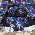 Swimsuits for All Swim Dress One Piece Swimdress Tropical Palm 18 New Purple Photo 2