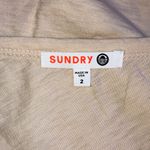 Sundry  Tan Casual Top Photo 4