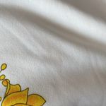 Vintage 70s Miss Shaheen California Hawaii Polyester Cream Floral T Photo 7