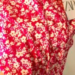 ZARA NWT  Corset Pink Floral Bodysuit M Photo 8