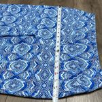 IBKUL Venetian Tiles Denim Stretch Golf Ankle Pants Blue White Size 10 Photo 5