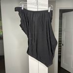 J.Crew NWT  One-shoulder Ruched One-piece Swimsuit Black Photo 2