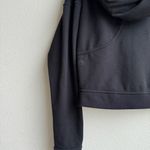 Lululemon  Next Move Cropped Full Zip Jacket Black Stretch French Terry Size 4 Photo 4