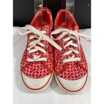 Coach Barrett Women's Red Casual Sneaker Size 8.5B SKU 6083 Photo 1