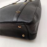 MCM  Black Tote with Gold Accents EUC Photo 5