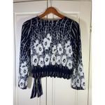 Flying Tomato A Calin Floral Faux Wrap Blouse Small Artsy Boho Office Church Photo 3