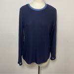Cuddl Duds ClimateRight Navy Blue Long Sleeve Base Layer Top | Size M Photo 1