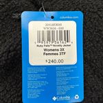 Columbia Ruby Falls Novelty Jacket Black Doodle Sherpa Coat 450 Down Fill NEW Photo 6