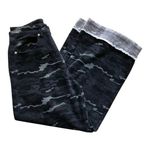 POL Camouflage Print Wide Leg Black Gray Corduroy Pants Women's Size Small Photo 0