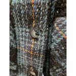 Vintage 60's Donnybrook Original Pea Coat Suit Set Jacket Skirt Wool Size Small Blue Photo 3