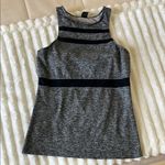 Strut this Gray and Black Women's Sleeveless Tank Top Photo 0