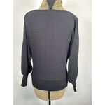Vintage Mondi West Germany Size 36 Women Top Sweater Cutout Shoulder Black Retro Photo 15