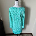 Cabana Life Womens Athletic Dress Golf Stretchy Long Sleeve Green Large UPF 50 Photo 3