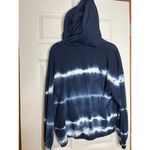 Young Fabulous and Broke  Piper Blue Tie Dye Cowl Neck Hoodie Large Photo 4