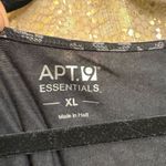 Apt. 9  Black Gold Metallic Cheetah Print Long Sleeve Rayon Stretchy Top XL NWT Photo 3