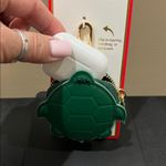 Piper K | 🐢Turtle w/ Zipper Pocket Bag Charm Gold Photo 5