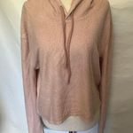 Billabong Crop Hoodie Women Top Sz Small Blush Pink Fleecy Drawstring Athleisure Photo 1