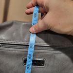 Nicole Miller Gray Vegan Leather Crossbody Bag Photo 7