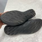 Ecco Black leather  size 11/11.5 slip-on velcro close shoes 42 Photo 7