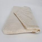 American Vintage Vintage White Beaded Envelope Clutch/Shoulder Bag Photo 2