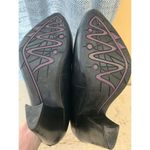 Earthies Mareesa Black Leather Ankle Bootie Black Size 7 Photo 6