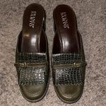 Franco Sarto  Olive Croc-Pattern Mules Photo 1