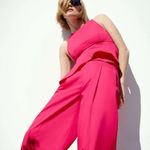 ZARA NWT Poplin Peplum Top Photo 2