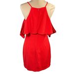 J.O.A. Los Angeles Cold Shoulder Mini Dress Candy Apple Red Size M Medium Photo 3