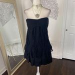 Sangria Early 2000's Strapless Frilly Silk Babydoll Tube Top 10P / M Photo 1