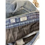 Miss Me Bootcut Womens Jeans Sz 27 Bling Rhinestone Distressed Denim Flap Pocket Photo 6