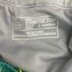 New Balance Athletic Running Shorts Womens L Teal Blue Striped Athleisure Gym Photo 3