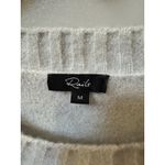 Rails  Perci Gray White Women's Soft Lightning Pullover Sweater Size Medium Photo 2