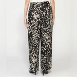 Banana Republic NWT Factory Pants Relaxed Trouser Black Off-White Abstract Sz 14 Photo 4