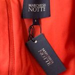 Marchesa Notte Luxury‎ Silk Pageant Cocktail Evening Prom Dress Size 4 NWT $990 Orange Photo 8