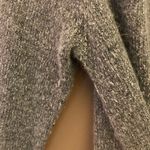 Dress Barn Silk Angora Wool Silk Floral Embroidered Full Zip Sweater Grey Small Photo 4