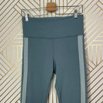 Athleta  Elation Rib Trim 7/8 Tight Gray Seafoam Green‎ Size Medium Tall Photo 2