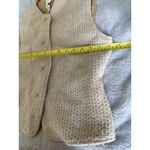 Vintage Women's Tan Wool Blend Vest Photo 1