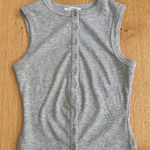 Peppermayo  Tank Top Buttoned Blair Size US4 Gray Photo 0