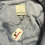 Anne Klein Blazer Sz 12 100% Wool Lavender Long Sleeves Front Slit Pockets & Zip Photo 3