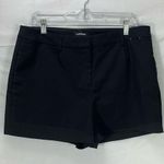 EXPRESS High Rise Black Shortie Shorts Size 14 NWOT Photo 0
